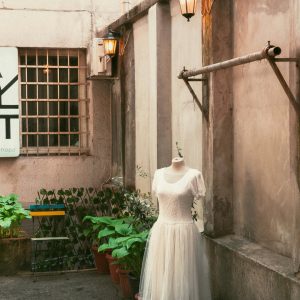 Minimalist Linen Midi Dress