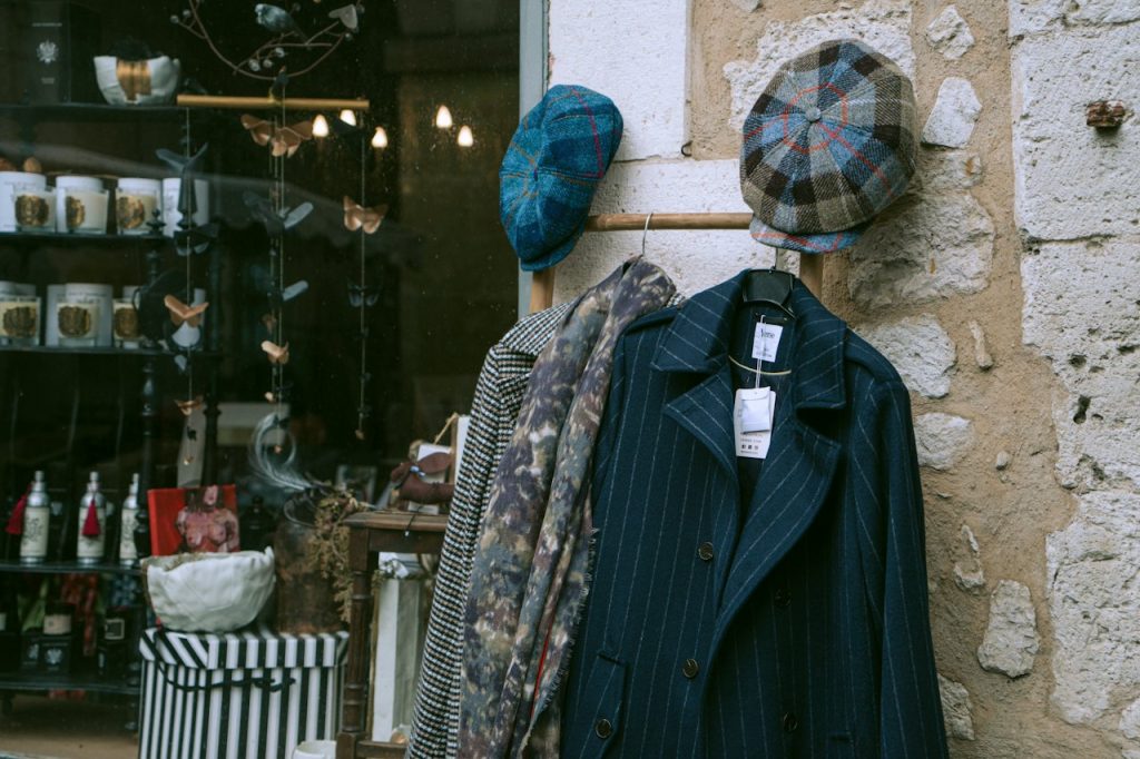 Structured Wool Blend Coat