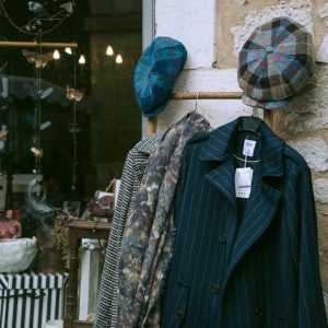 Structured Wool Blend Coat